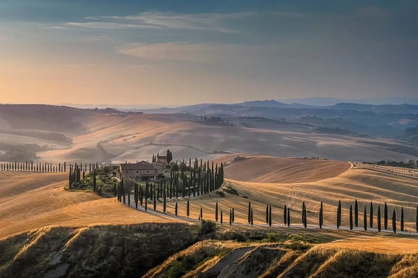 Val d'Orcia: Val D'Orcia, Tuscany, Italy III by Jérôme Labouyrie