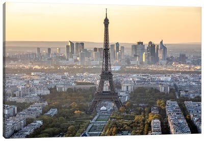 Beautiful Paris Canvas Art Print - Famous Buildings & Towers