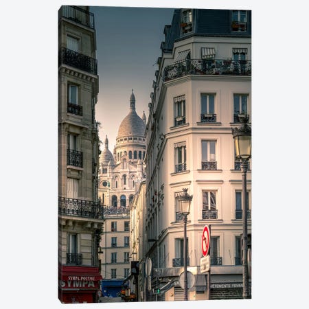 Paris Street View Canvas Print #LBY83} by Jérôme Labouyrie Canvas Art