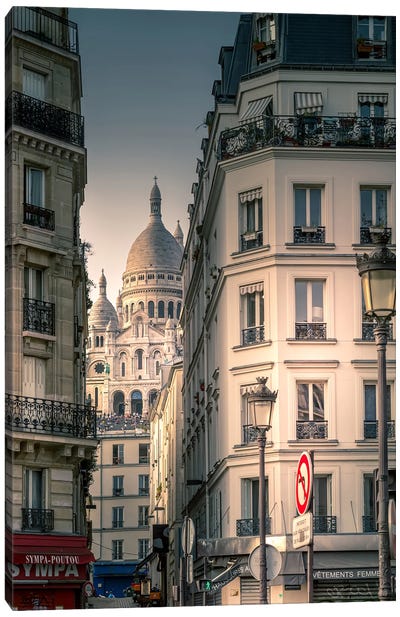 Paris Street View Canvas Art Print - Jérôme Labouyrie