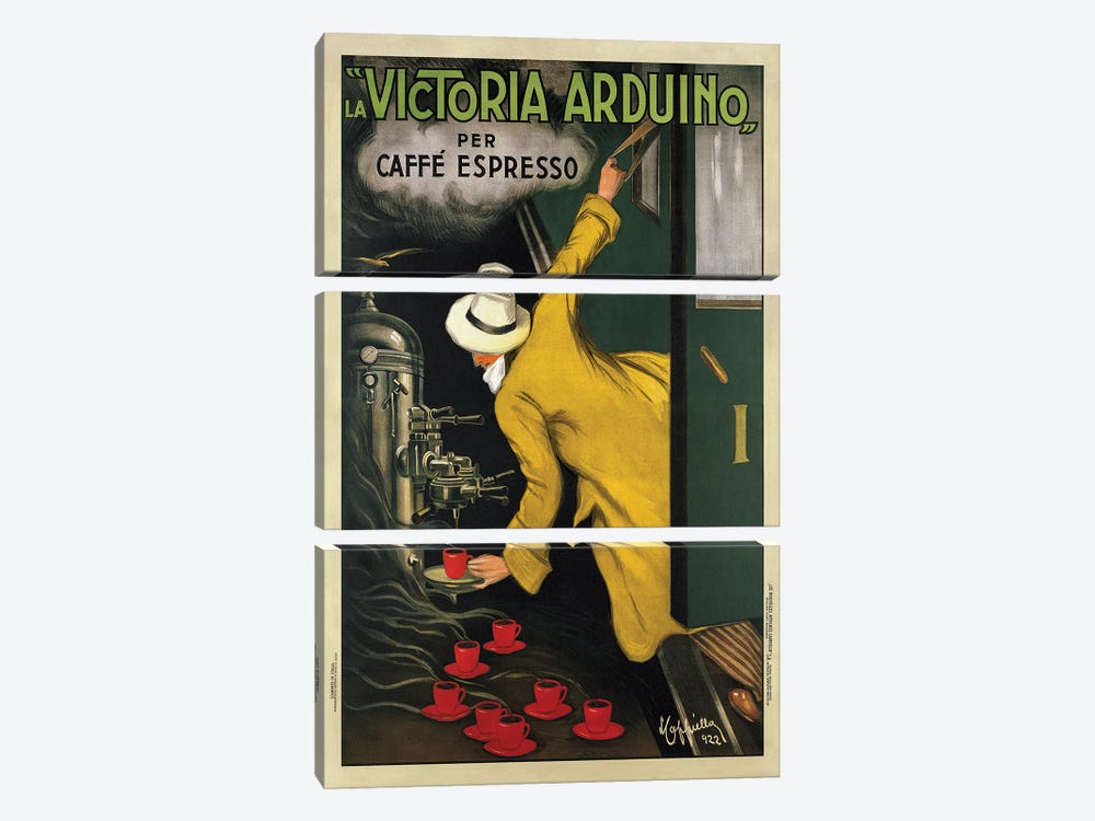 Victoria Arduino, 1922 by Leonetto Cappiello 3-piece Canvas Art Print