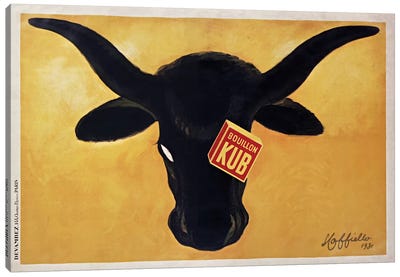 Bouillon Kub Ad, 1931 Canvas Art Print - Bull Art