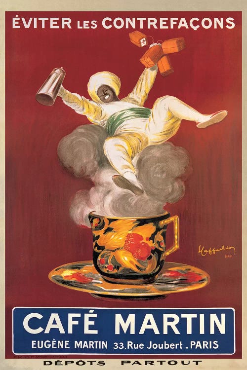 Cafe Martin, 1921 by Leonetto Cappiello wall art