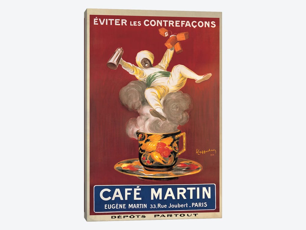 Cafe Martin, 1921 by Leonetto Cappiello 1-piece Art Print