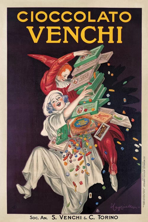 Cioccolato Venchi by Leonetto Cappiello wall art