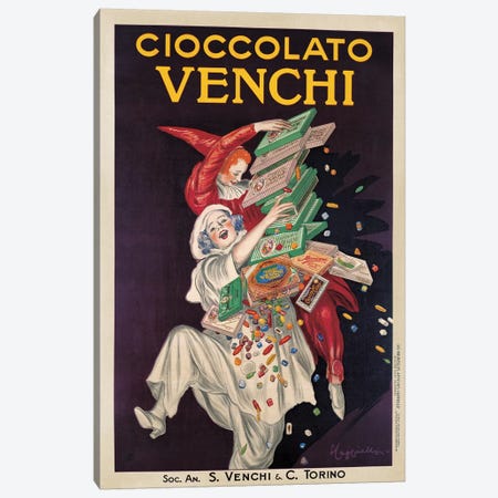 Cioccolato Venchi Canvas Print #LCA3} by Leonetto Cappiello Canvas Print