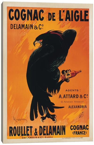 Cognac de l'Aigle Canvas Art Print - Vintage Posters