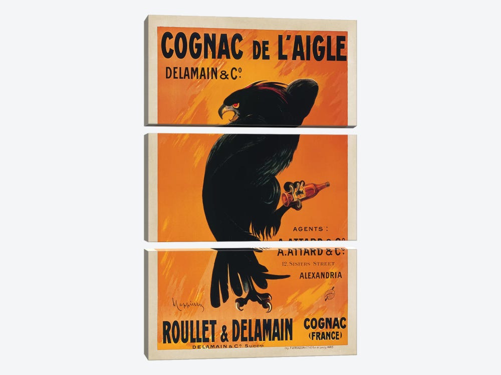 Cognac de l'Aigle 3-piece Canvas Artwork