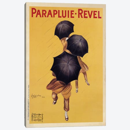 Parapluie-Revel, 1922 Canvas Print #LCA8} by Leonetto Cappiello Canvas Art Print