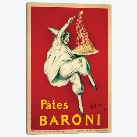 Pates Baroni, 1921 Canvas Print #LCA9} by Leonetto Cappiello Art Print