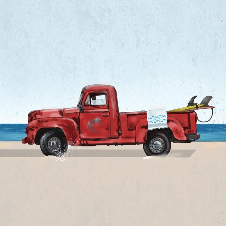 Red Surf Vehicle