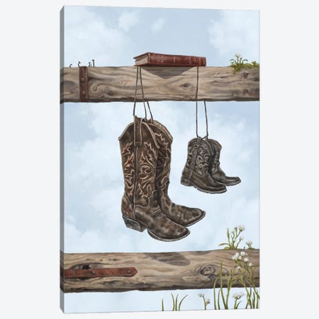 Family Boots Canvas Print #LCC5} by Lucca Sheppard Canvas Art