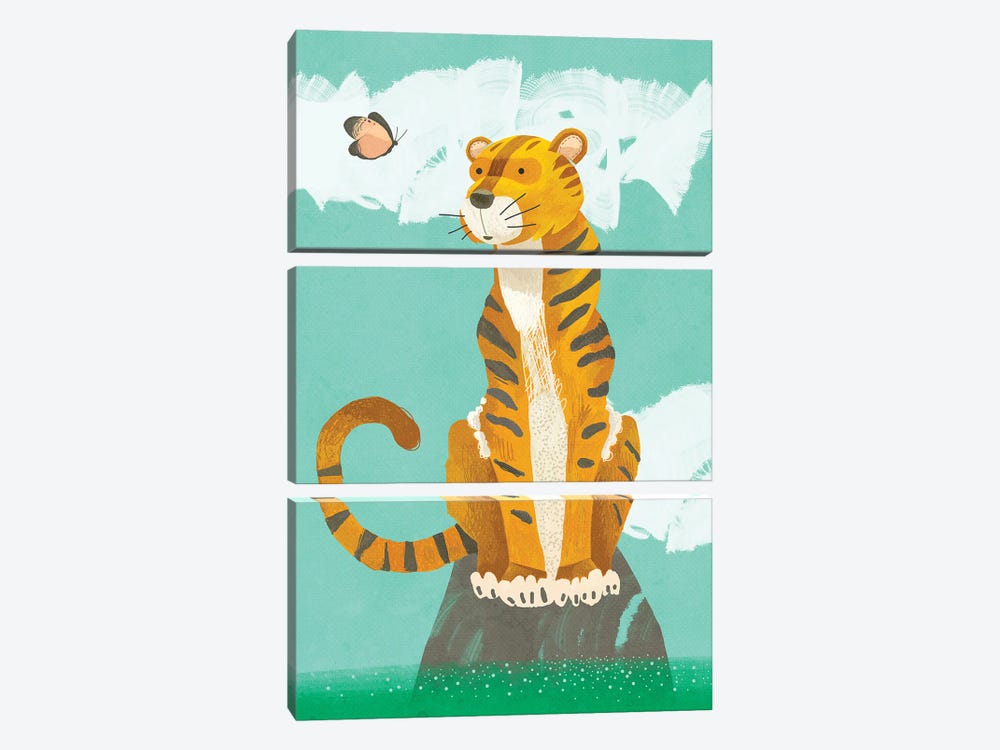 Jungle Friends I by Lucca Sheppard 3-piece Canvas Wall Art