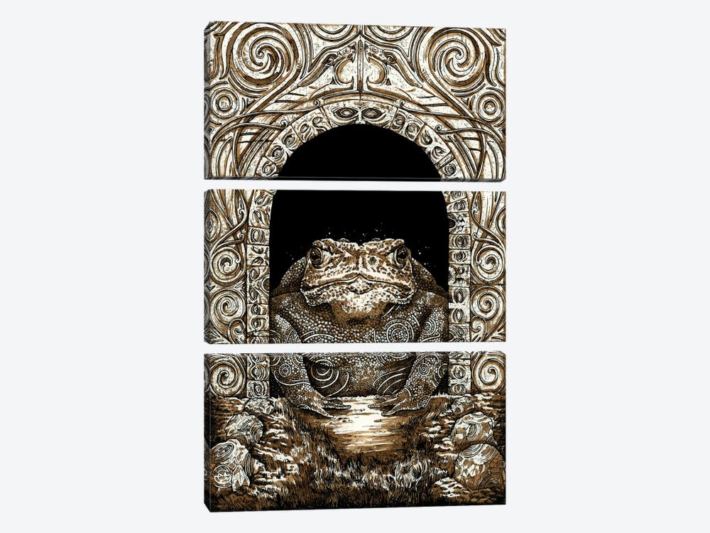 Carvings by Léa Chaillaud 3-piece Canvas Print