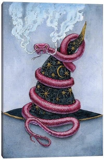 Fiendish Familiar Canvas Art Print - Snake Art