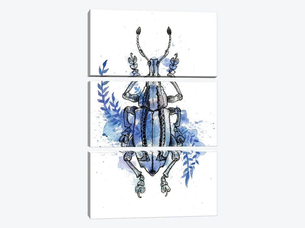 Insect VI by Léa Chaillaud 3-piece Canvas Artwork