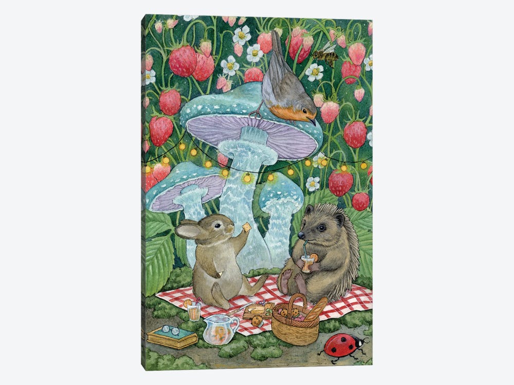 Picnic by Léa Chaillaud 1-piece Canvas Wall Art