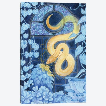 Moonlit Conservatory Canvas Print #LCD50} by Léa Chaillaud Canvas Print