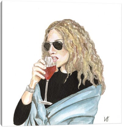 Carrie Bradshaw Canvas Art Print - Sex and the City (TV Series)