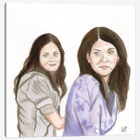 Gilmore Girls Canvas Print #LCE4} by Lucine J Canvas Artwork