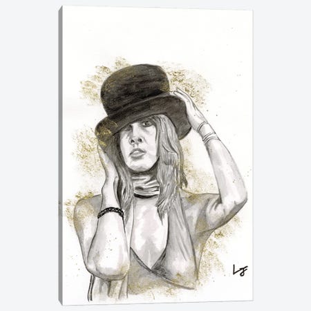 Stevie Nicks Canvas Print #LCE5} by Lucine J Canvas Artwork