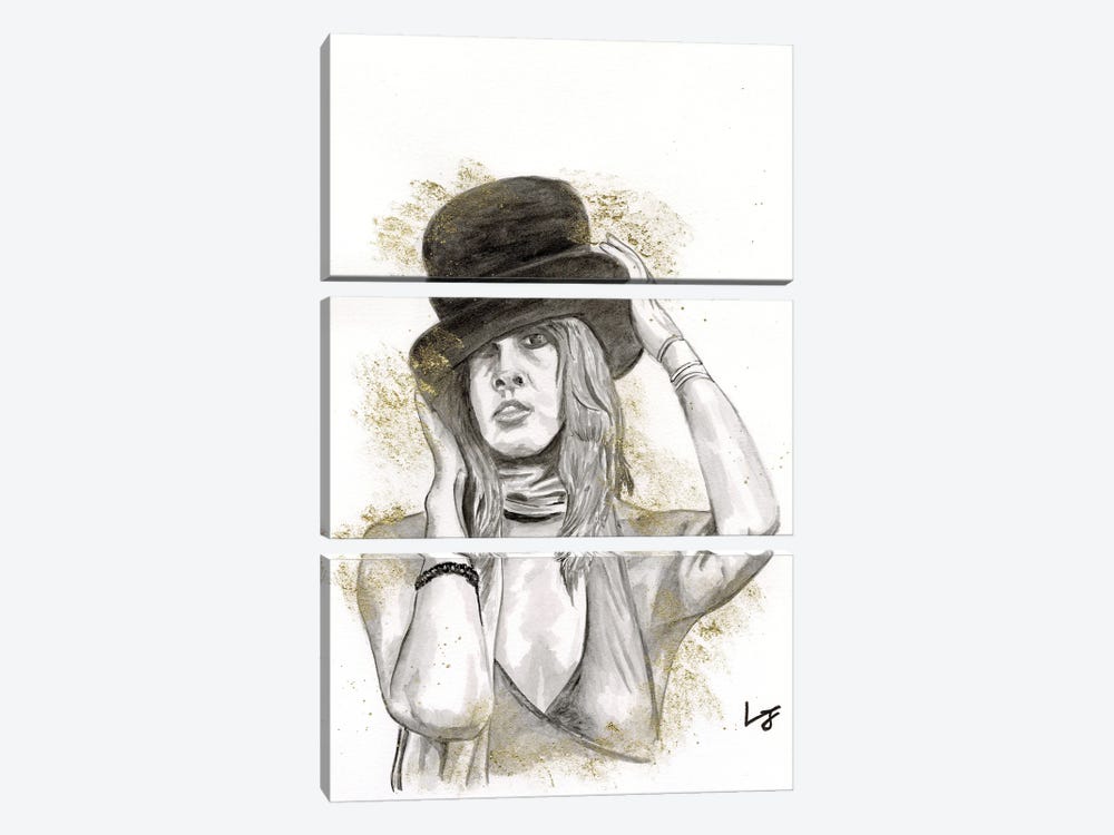 Stevie Nicks by Lucine J 3-piece Canvas Art