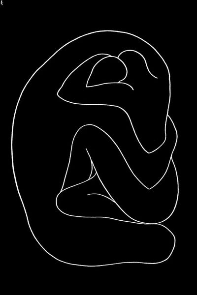 Black & White Minimalist Décor: Inseparables by Lia Chechelashvili