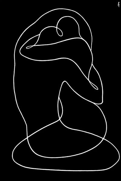 Black & White Minimalist Décor: Interfluence by Lia Chechelashvili