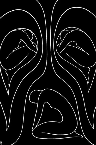 Silhouettes: Meditation by Lia Chechelashvili