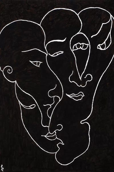 Conspiracy by Lia Chechelashvili framed canvas print