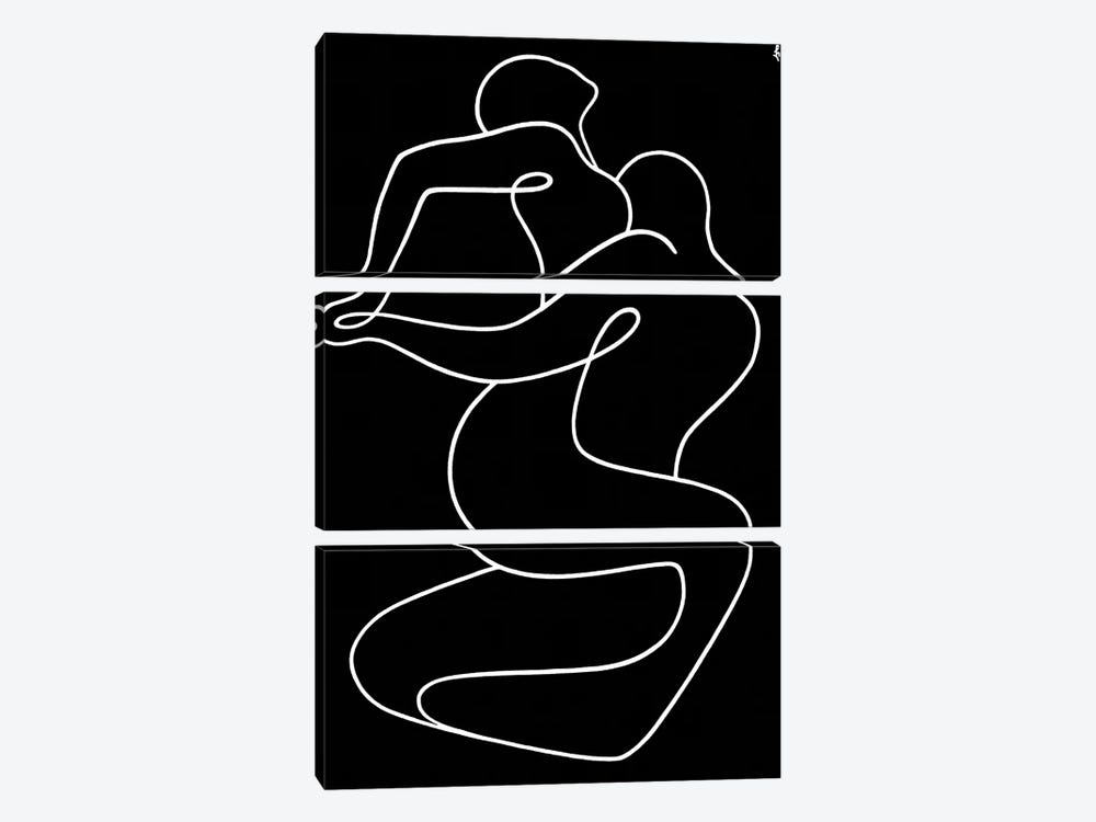 Tango by Lia Chechelashvili 3-piece Canvas Print