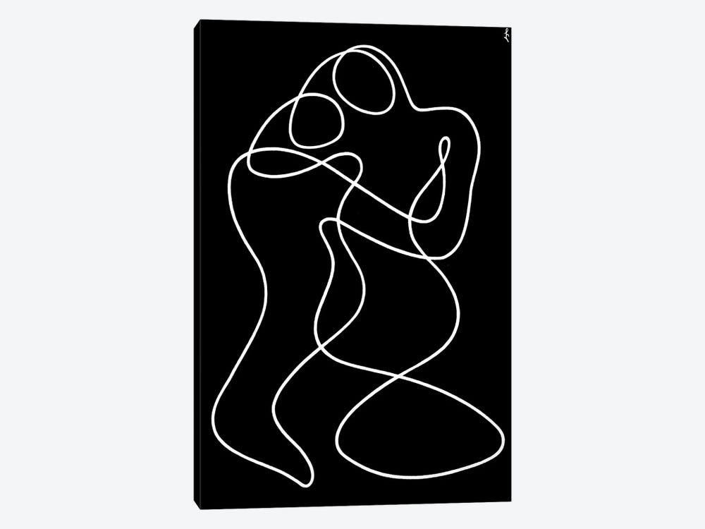 Minimalistic Embrace by Lia Chechelashvili 1-piece Art Print