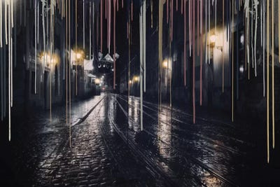 Sometime In The Am by 5by5collective framed canvas print