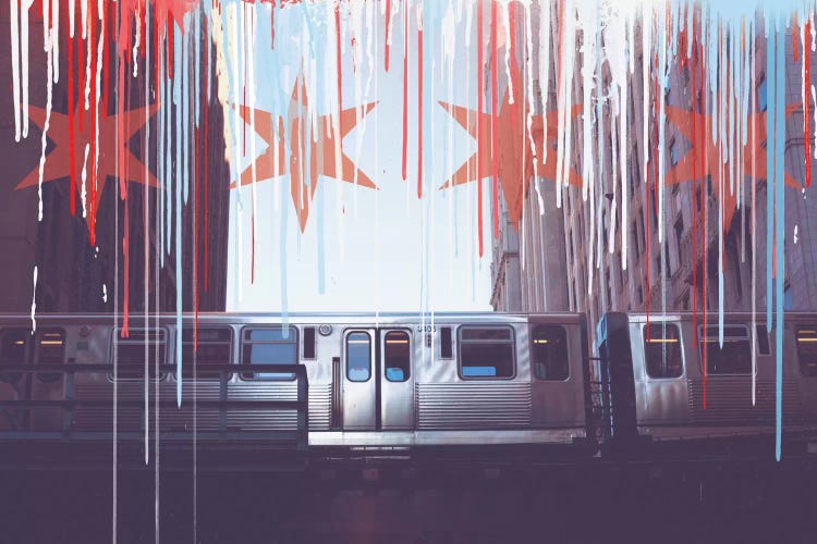 Transit In Style by 5by5collective wall art