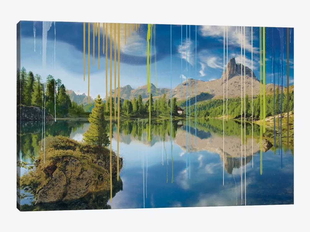 Camping In July by 5by5collective 1-piece Canvas Print