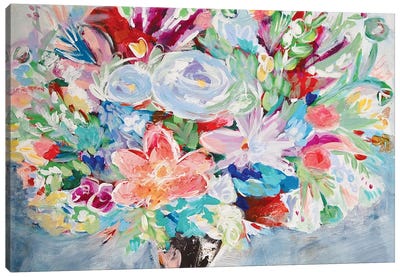 Movement Of Flowers Canvas Art Print - Lauren Combs