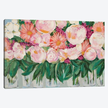 Peonies And Things Canvas Print #LCM40} by Lauren Combs Art Print
