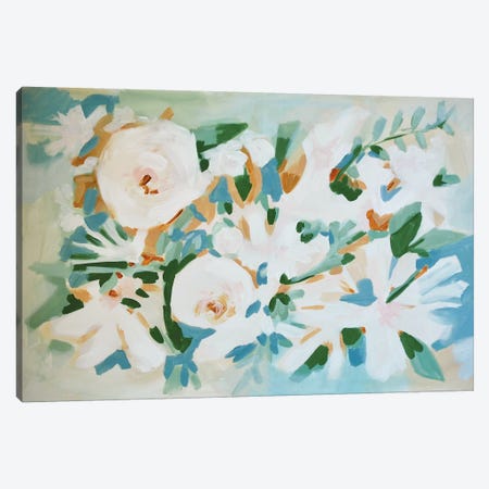 Deconstructed Floral Canvas Print #LCM60} by Lauren Combs Art Print