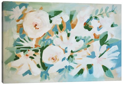 Deconstructed Floral Canvas Art Print - Lauren Combs