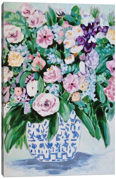 Fliesta Flowers Canvas Art Print - Lauren Combs