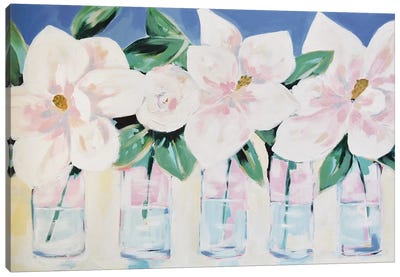 Magnolias Forever Canvas Art Print - Lauren Combs