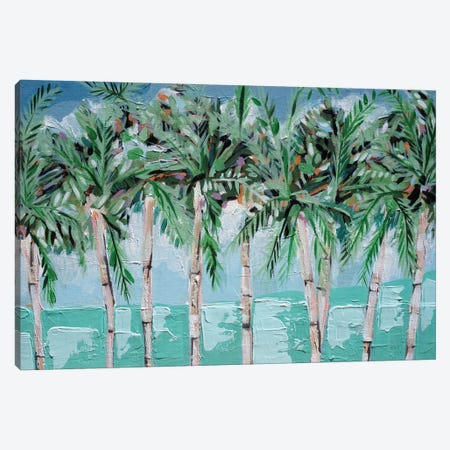 Boca Palms Canvas Print #LCM72} by Lauren Combs Canvas Artwork
