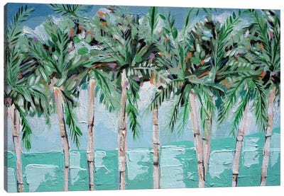 Boca Palms Canvas Art Print - Lauren Combs