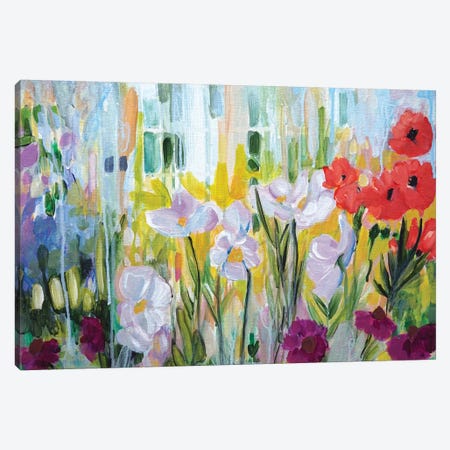 Garden of Poppies Canvas Print #LCM76} by Lauren Combs Canvas Print