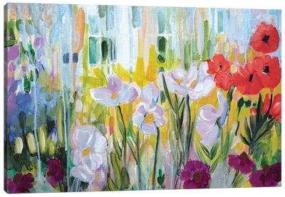 Garden of Poppies Canvas Art Print
