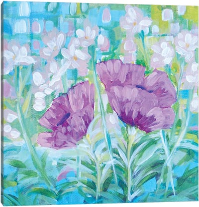 Joyful Garden Canvas Art Print - Lauren Combs