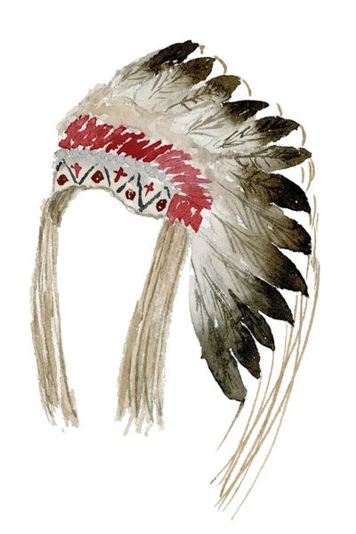 Feathers: Native American Head Dress by Lucille Price