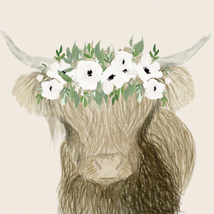 Floral Crowned Bull