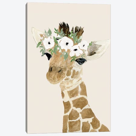 Little Giraffe Canvas Print #LCP24} by Lucille Price Canvas Print