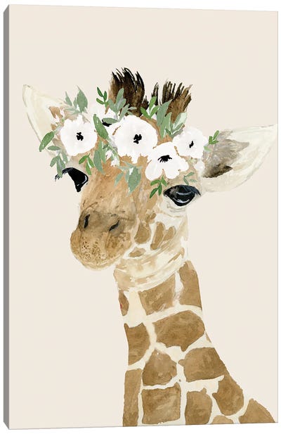 Little Giraffe Canvas Art Print